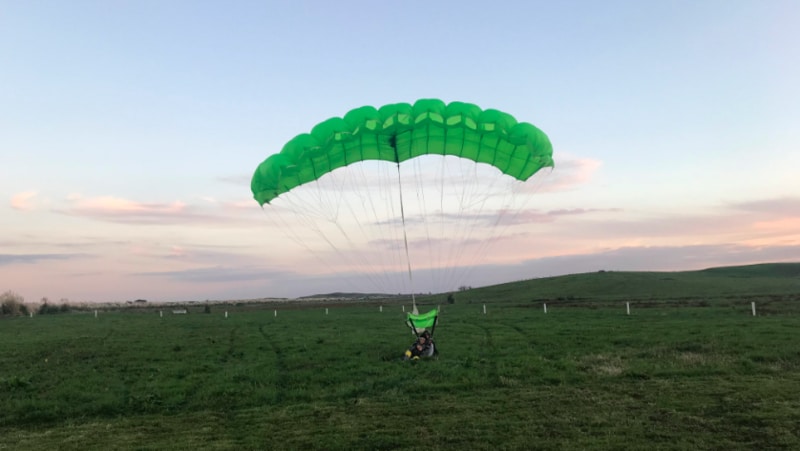 Tandem Skydive from 9,000ft just south of Auckland City with amazing views of the East and West Coasts, Hamilton City, the Coromandel, Hauraki Gulf, and the Waikato River.